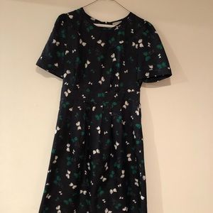 Anthropologie Hi There Bow Dress